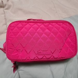 Blush brush makeup travel case